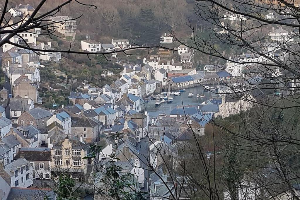 Bijou Coastal Apartment In Polperro With Hot Tub Onsite Parking Downhill Walk To Village ภายนอก รูปภาพ