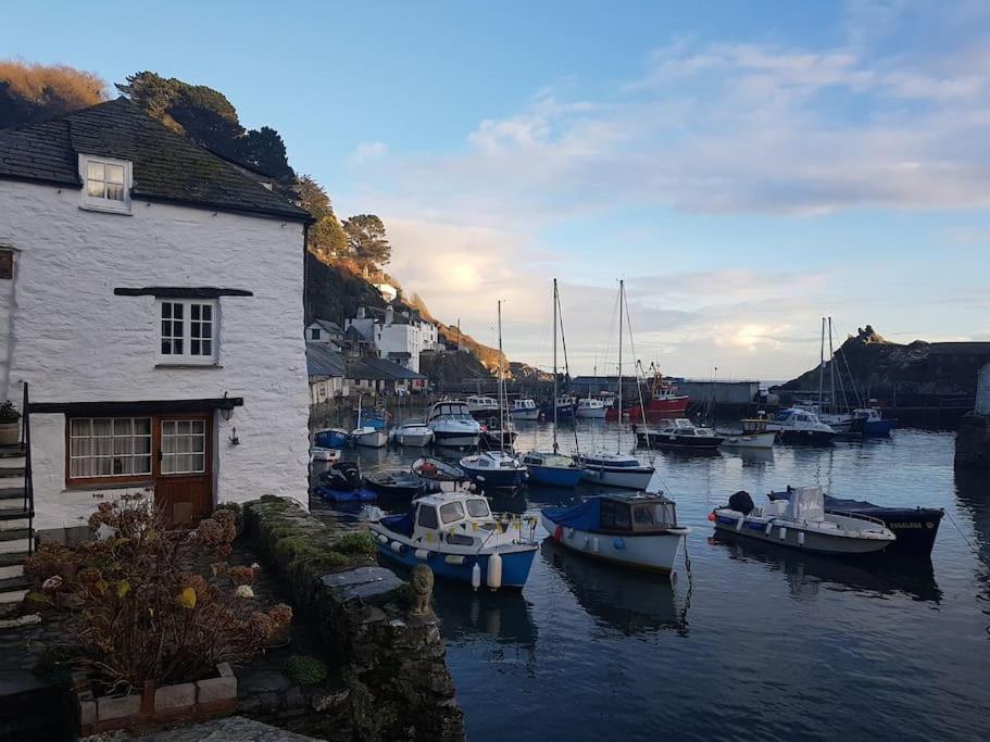 Bijou Coastal Apartment In Polperro With Hot Tub Onsite Parking Downhill Walk To Village ภายนอก รูปภาพ