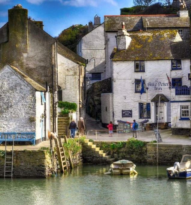 Bijou Coastal Apartment In Polperro With Hot Tub Onsite Parking Downhill Walk To Village ภายนอก รูปภาพ