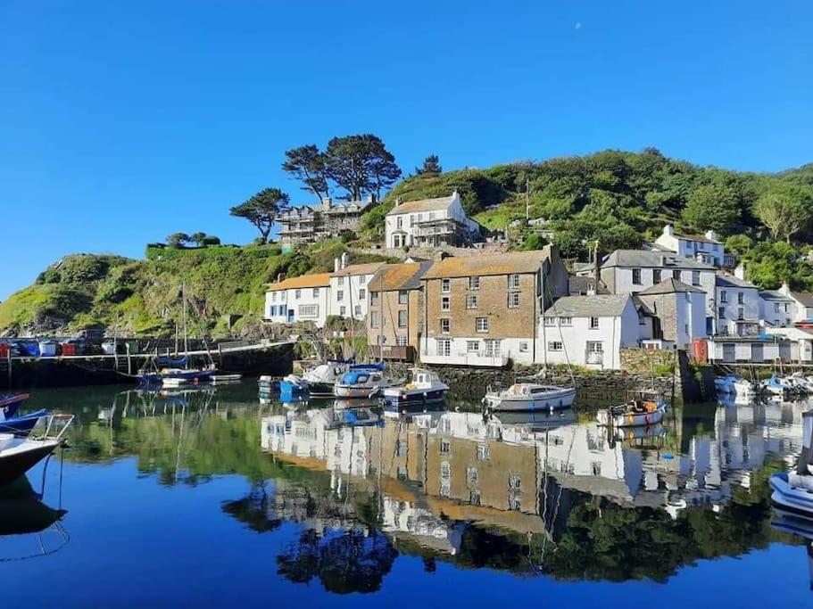 Bijou Coastal Apartment In Polperro With Hot Tub Onsite Parking Downhill Walk To Village ภายนอก รูปภาพ